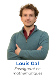 Louis Gal, enseignant mmathématiques chez Major Droit