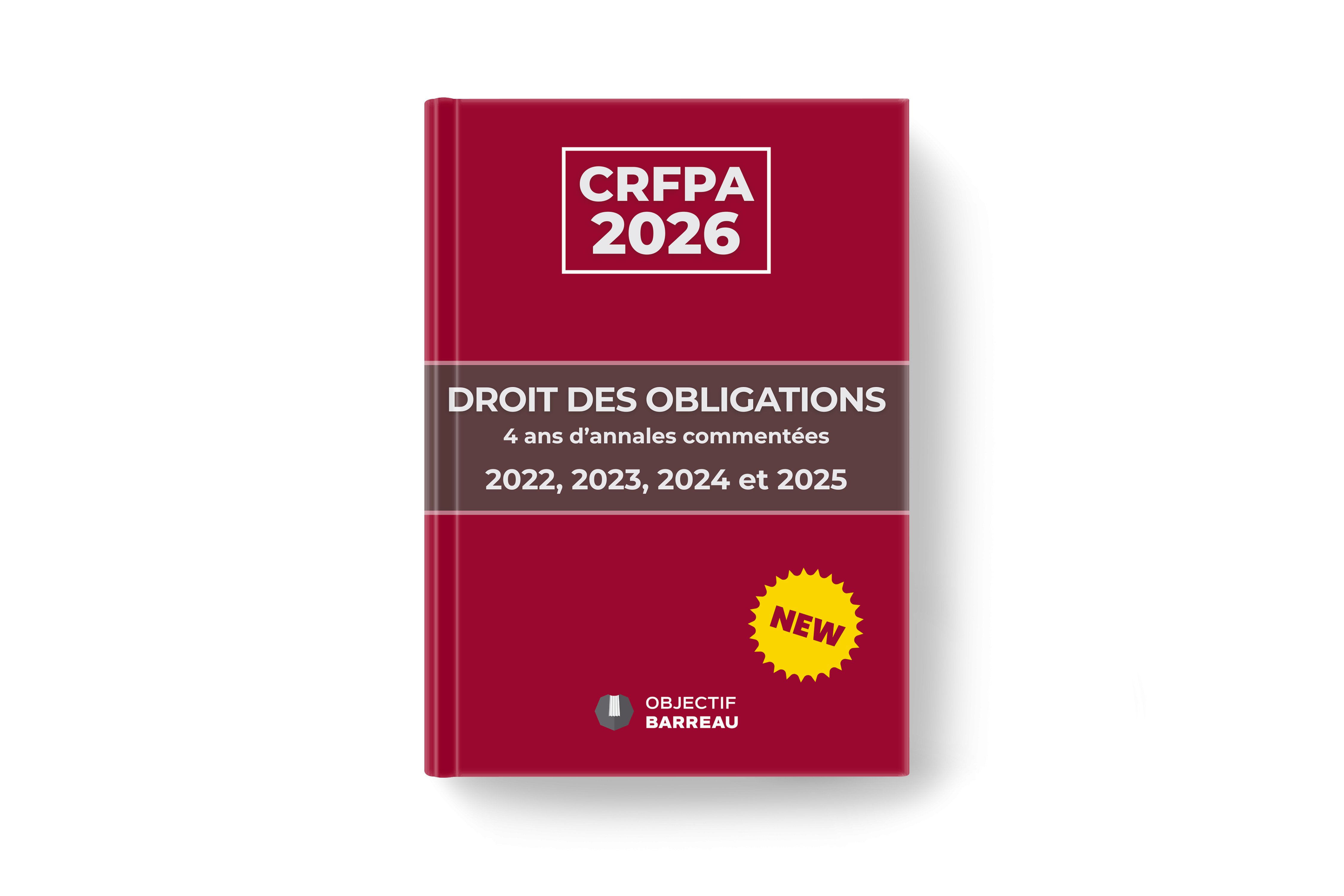 Mockup du guide CRFPA 2026 - Droit des obligations