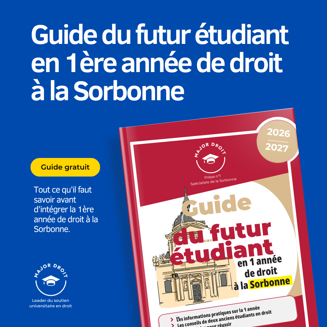 Guide Major Droit